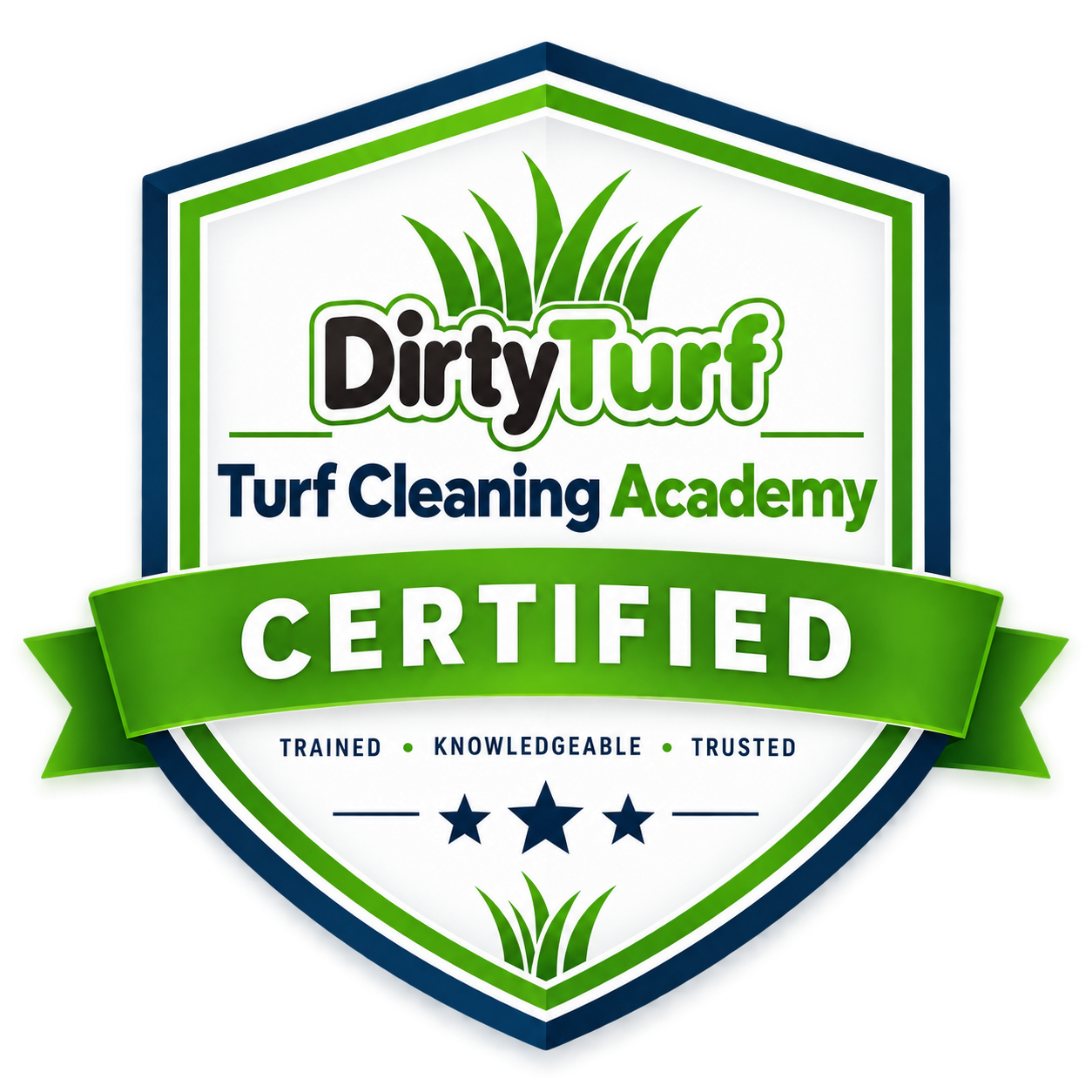 Turf Cleaning Academy Certified badge
